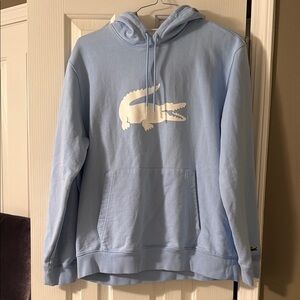 Light Blue Hoodie with Logo